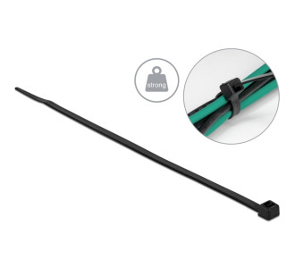 DELOCK Δεματικά καλωδίων 19559, 200x4.8mm, μαύρα, 100τμχ