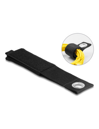 DELOCK ιμάντες τύπου Velcro 19573, 50.8 x 5cm, μαύρος, 5τμχ