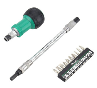 PROSKIT σετ κατσαβίδι καστάνιας 1PK-201 με 10 μύτες, 12τμχ PROSKIT σετ κατσαβίδι καστάνιας 1PK-201 με 10 μύτες, 12τμχ