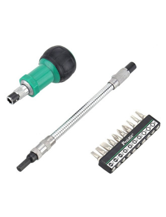 PROSKIT σετ κατσαβίδι καστάνιας 1PK-201 με 10 μύτες, 12τμχ