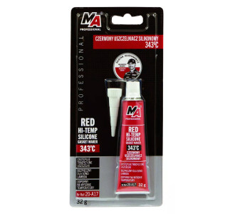 MA PROFESSIONAL κόκκινη φλαντζόκολλα σιλικόνης 20-A17, υψηλής θερμοκρασίας έως 343 °C, 32g
