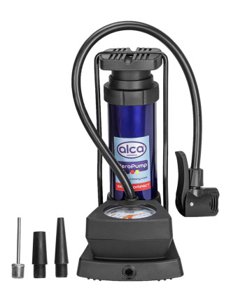 ALCA τρόμπα ποδιού 201300 με μανόμετρο, 160PSI, μπλε ALCA τρόμπα ποδιού 201300 με μανόμετρο, 160PSI, μπλε