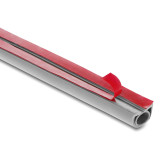 DELOCK κανάλι καλωδίων 20765 με αυτοκόλλητο, εύκαμπτο PVC, 20x10mm, 2m, γκρι