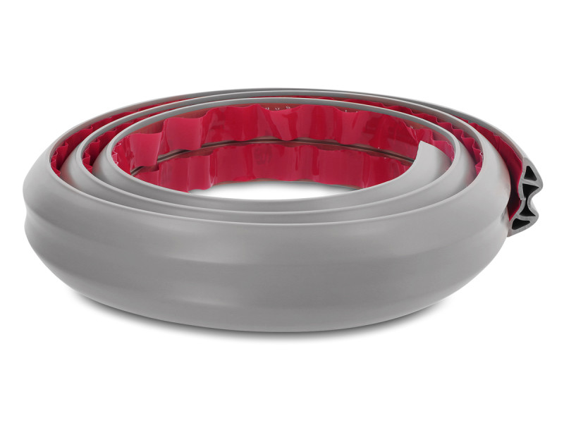 DELOCK κανάλι καλωδίων 20767 με αυτοκόλλητο, εύκαμπτο PVC, 50x14mm, 2m, γκρι