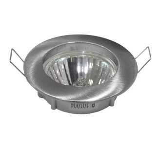 ADELEQ μεταλλικό πλαίσιο spot για G5.3, χωνευτό, 12V, 50W, inox, 2τμχ ADELEQ μεταλλικό πλαίσιο spot για G5.3, χωνευτό, 12V, 50W, inox, 2τμχ