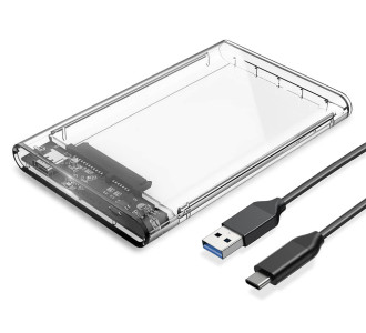 ORICO θήκη για 2.5" SATA HDD/SSD 2139C3, 5Gbps, διάφανη ORICO θήκη για 2.5" SATA HDD/SSD 2139C3, 5Gbps, διάφανη