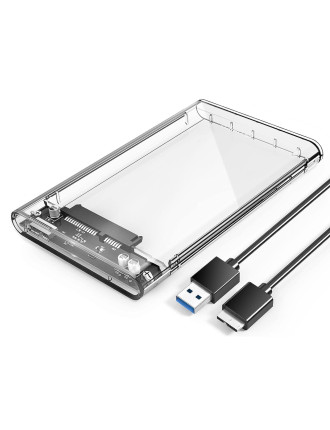 ORICO θήκη για 2.5" SATA HDD/SSD 2139U3, 5Gbps, διάφανη