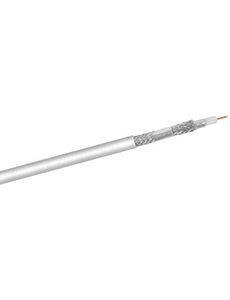 GOOBAY καλώδιο κεραίας 27518, 120dB, 75Ω, CCS, 100m, λευκό GOOBAY καλώδιο κεραίας 27518, 120dB, 75Ω, CCS, 100m, λευκό