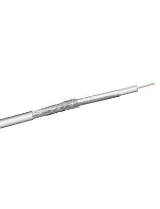 GOOBAY καλώδιο κεραίας 27528, 100dB, 75Ω, CCS, 100m, λευκό GOOBAY καλώδιο κεραίας 27528, 100dB, 75Ω, CCS, 100m, λευκό