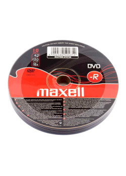 MAXELL DVD-R 4.7GB/120min, 16x speed, spindle pack 10τμχ