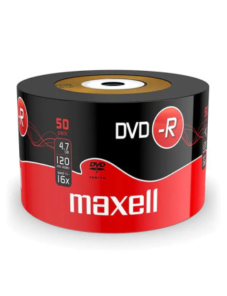 MAXELL DVD-R 4.7GB/120min, 16x speed, spindle pack 50τμχ MAXELL DVD-R 4.7GB/120min, 16x speed, spindle pack 50τμχ