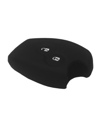 Θήκη κλειδιού για αυτοκίνητα Renault 3002-01, εύκαμπτη, μαύρη