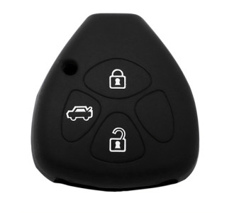 Θήκη κλειδιού για αυτοκίνητα Toyota 3006-01, εύκαμπτη, μαύρη