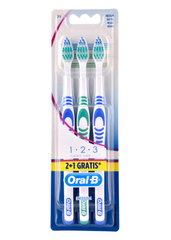 ORAL-B οδοντόβουρτσα Classic Care, medium, ποικιλία χρωμάτων, 3τμχ