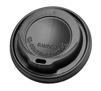 Πλαστικό καπάκι πιπίλα για ποτήρι 3028F, 8οζ, μαύρο, 100τμχ Πλαστικό καπάκι πιπίλα για ποτήρι 3028F, 8οζ, μαύρο, 100τμχ