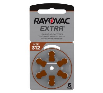 RAYOVAC μπαταρίες ακουστικών βαρηκοΐας 312MF, mercury free, 1.4V, 6τμχ RAYOVAC μπαταρίες ακουστικών βαρηκοΐας 312MF, mercury free, 1.4V, 6τμχ