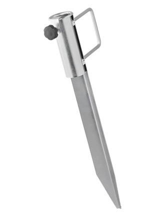 PROPLUS βάση ομπρέλας παραλίας 360816 για κοντάρι διαμέτρου 31-35mm, μεταλλική, ασημί PROPLUS βάση ομπρέλας παραλίας 360816 για κοντάρι διαμέτρου 31-35mm, μεταλλική, ασημί