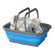 PROPLUS πτυσσόμενο καλάθι 370303, 9L, μπλε/γκρι PROPLUS πτυσσόμενο καλάθι 370303, 9L, μπλε/γκρι