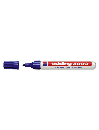 EDDING ανεξίτηλος μαρκαδόρος 3000, 1.5-3mm, επαναγεμιζόμενος, μπλε EDDING ανεξίτηλος μαρκαδόρος 3000, 1.5-3mm, επαναγεμιζόμενος, μπλε
