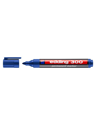 EDDING ανεξίτηλος μαρκαδόρος 300, 1.5-3mm, επαναγεμιζόμενος, μπλε EDDING ανεξίτηλος μαρκαδόρος 300, 1.5-3mm, επαναγεμιζόμενος, μπλε