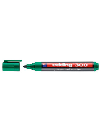 EDDING ανεξίτηλος μαρκαδόρος 300, 1.5-3mm, επαναγεμιζόμενος, πράσινος