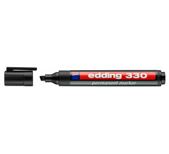 EDDING ανεξίτηλος μαρκαδόρος 330, 1-5mm, επαναγεμιζόμενος, μαύρος
