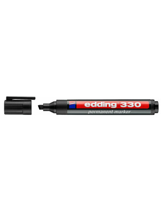 EDDING ανεξίτηλος μαρκαδόρος 330, 1-5mm, επαναγεμιζόμενος, μαύρος