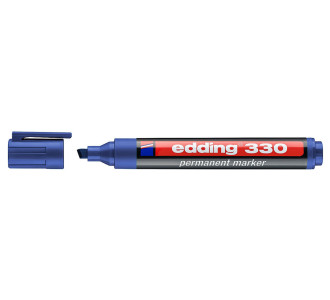 EDDING ανεξίτηλος μαρκαδόρος 330, 1-5mm, επαναγεμιζόμενος, μπλε