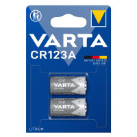 VARTA μπαταρία λιθίου CR123A, 3V, 2τμχ VARTA μπαταρία λιθίου CR123A, 3V, 2τμχ