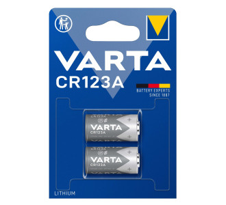 VARTA μπαταρία λιθίου CR123A, 3V, 2τμχ