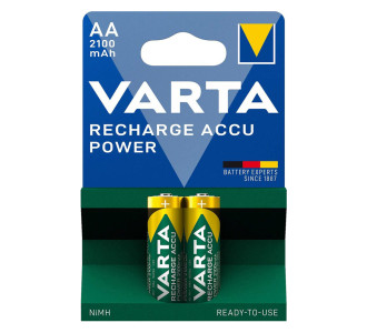 VARTA επαναφορτιζόμενες μπαταρίες λιθίου, AA, 2100mAh, 1.2V, 2τμχ