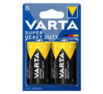 VARTA μπαταρίες Zinc Carbon Super Heavy Duty, D/R20P, 1.5V, 2τμχ VARTA μπαταρίες Zinc Carbon Super Heavy Duty, D/R20P, 1.5V, 2τμχ