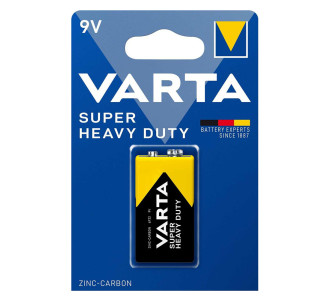 VARTA μπαταρία Zinc Carbon Super Heavy Duty, 9V, 1τμχ VARTA μπαταρία Zinc Carbon Super Heavy Duty, 9V, 1τμχ