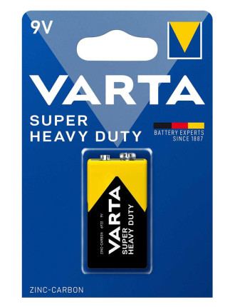 VARTA μπαταρία Zinc Carbon Super Heavy Duty, 9V, 1τμχ VARTA μπαταρία Zinc Carbon Super Heavy Duty, 9V, 1τμχ