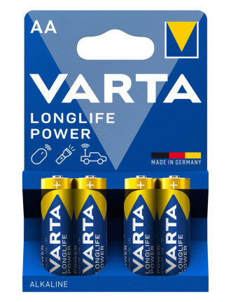 VARTA αλκαλικές μπαταρίες Longlife Power, AA/LR6, 1.5V, 4τμχ VARTA αλκαλικές μπαταρίες Longlife Power, AA/LR6, 1.5V, 4τμχ