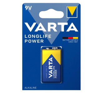 VARTA αλκαλική μπαταρία Longlife Power, 9V, 1τμχ VARTA αλκαλική μπαταρία Longlife Power, 9V, 1τμχ