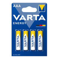 VARTA αλκαλικές μπαταρίες Energy, AAA/LR03, 1.5V, 4τμχ
