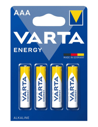 VARTA αλκαλικές μπαταρίες Energy, AAA/LR03, 1.5V, 4τμχ