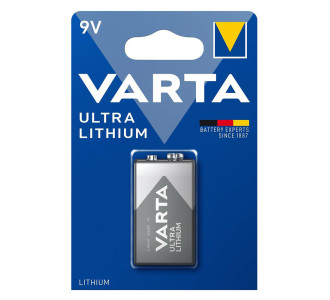 VARTA μπαταρία λιθίου Ultra, 9V, 1τμχ VARTA μπαταρία λιθίου Ultra, 9V, 1τμχ