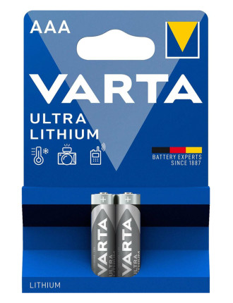VARTA μπαταρίες λιθίου Ultra, AAA, 1.5V, 2τμχ VARTA μπαταρίες λιθίου Ultra, AAA, 1.5V, 2τμχ