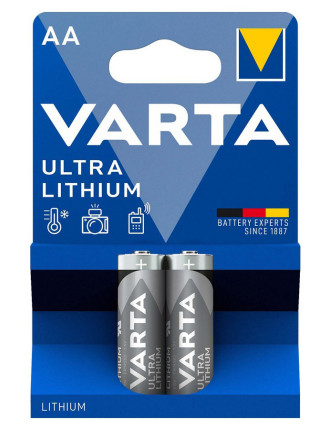 VARTA μπαταρίες λιθίου Ultra, AA, 1.5V, 2τμχ VARTA μπαταρίες λιθίου Ultra, AA, 1.5V, 2τμχ