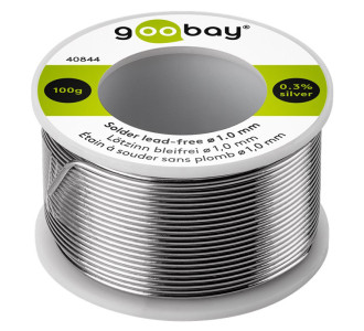 GOOBAY σύρμα συγκόλλησης 40844, Φ1mm, lead free, 100g