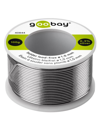 GOOBAY σύρμα συγκόλλησης 40844, Φ1mm, lead free, 100g