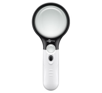 GOOBAY μεγεθυντικός φακός χειρός 41255 με φωτισμό LED, 1.75x & 12.25x GOOBAY μεγεθυντικός φακός χειρός 41255 με φωτισμό LED, 1.75x & 12.25x