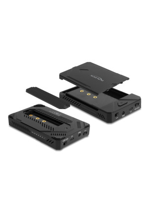 DELOCK θήκη M.2 NVMe & SATA SSD/HDD 42020, 10Gbps, λειτουργία κλώνου DELOCK θήκη M.2 NVMe & SATA SSD/HDD 42020, 10Gbps, λειτουργία κλώνου