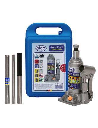 ALCA υδραυλικός γρύλος μπουκάλας 431020, έως 2 τόνοι, 31cm