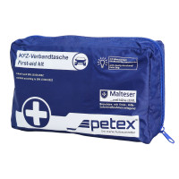 PETEX kit πρώτων βοηθειών για οχήματα 43930005, DIN 13164-2022, μπλε PETEX kit πρώτων βοηθειών για οχήματα 43930005, DIN 13164-2022, μπλε