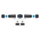 GOOBAY αδιάβροχος σύνδεσμος RJ45 Cat 6A 44416, IP68, μαύρο GOOBAY αδιάβροχος σύνδεσμος RJ45 Cat 6A 44416, IP68, μαύρο