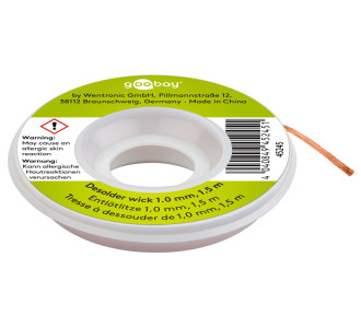 GOOBAY ταινία αποκόλλησης χαλκού 45245, 1.0mm, 1.5m