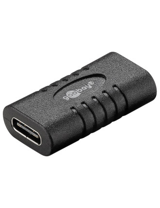 GOOBAY αντάπτορας USB-C 45401, θηλυκό σε θηλυκό, 5Gbit/s, 60W, μαύρος